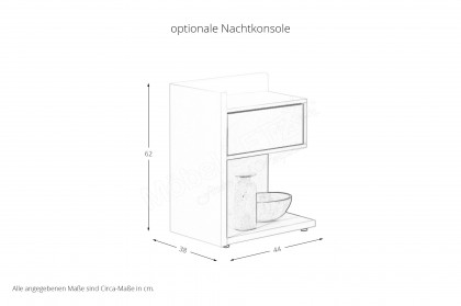 Camina-Dream von RUF Betten - Boxspringbett creme