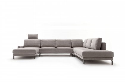 CR.450 von creation by Rolf Benz - Polstergarnitur rechts steingrau