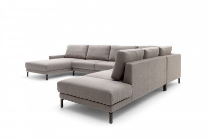 CR.450 von creation by Rolf Benz - Polstergarnitur rechts steingrau