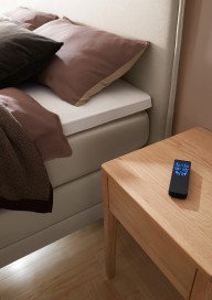 Comfort von Hasena - Boxspringbett Billie creme mit Motor