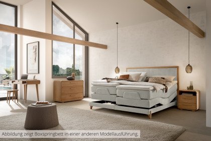 Comfort von Hasena - Boxspringbett Billie creme mit Motor