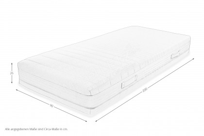 Gel-G560 von Sun Garden - Gel-Visko-Wendematratze H2/H3