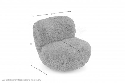 Blur von Easy Sofa - Sessel beige