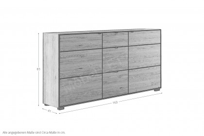 Rosa von Elfo Möbel - Sideboard 3707 Eiche