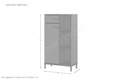 GW-Rovigo von Germania - Homeoffice-Tisch in Graphit