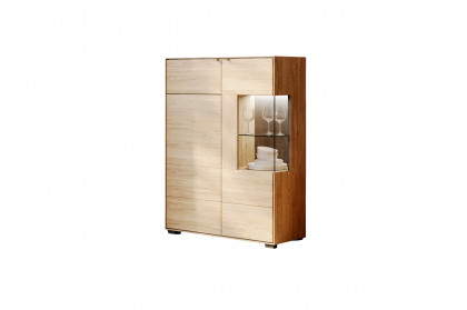 Rosa von Elfo Möbel - Highboard 3703 inklusive Beleuchtung Eiche