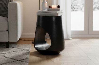 Black Smooth von SIT Möbel - Beistelltisch Mangoholz, massiv