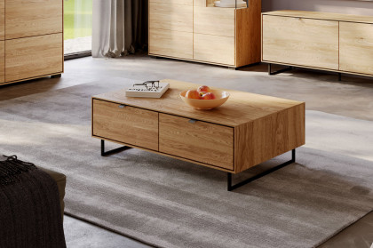 Rosa von Elfo Möbel - Wohnwand Eiche, inklusive Beleuchtung