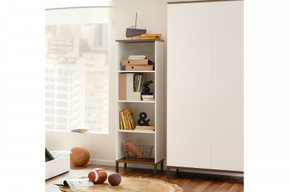 Lovely Aliv von YUNY by Paidi - Jugendzimmer-Set off-white/ Dark-Walnut