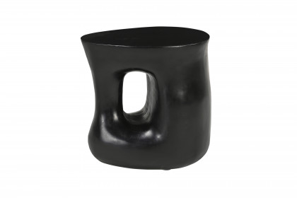 Black Smooth von SIT Möbel - Beistelltisch aus massivem Mangoholz in Schwarz