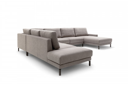 CR.450 von creation by Rolf Benz - Polstergarnitur links steingrau