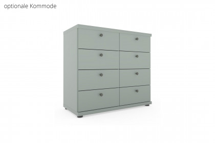 Marlow von Wiemann - Schwebetürenschrank salbei - Spiegel