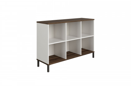 Lovely Aliv von YUNY by Paidi - Schrank & Bett off-white/ Dark-Walnut