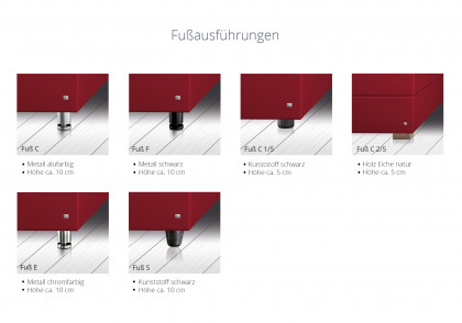 Camina-Dream von RUF Betten - Boxspringbett braun