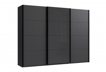 Tilburg von Wimex - Schlafzimmer 3-teilig grafitgrau