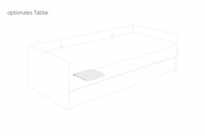 Lovely Aliv von YUNY by Paidi - Jugendzimmer 2-teilig off-white - Walnut