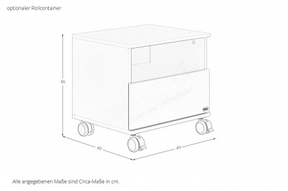 Lovely Aliv von YUNY by Paidi - Jugendzimmer 2-teilig off-white - Walnut