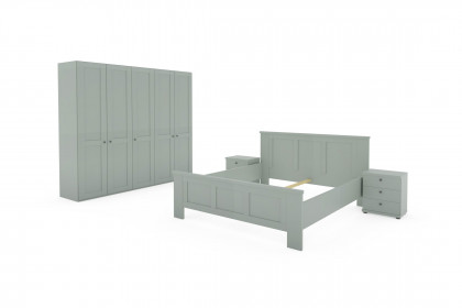 Marlow von Wiemann - 4-teiliges Landhaus-Schlafzimmer salbeigrün