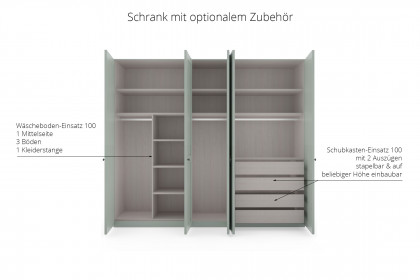Marlow von Wiemann - 4-teiliges Landhaus-Schlafzimmer salbeigrün