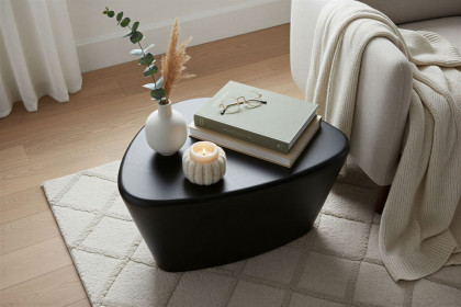 Black Smooth von SIT Möbel - Beistelltisch schwarz, Mangoholz massiv