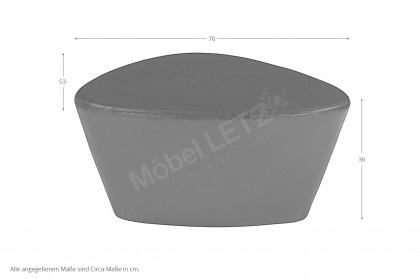 Black Smooth von SIT Möbel - Beistelltisch schwarz, Mangoholz massiv