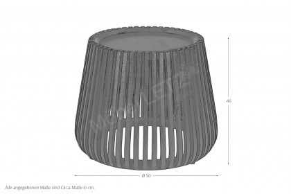 Black Smooth von SIT Möbel - Beistelltisch in Schwarz