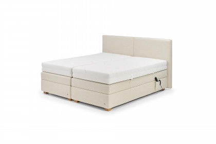 Camina-Dream von RUF Betten - Boxspringbett creme mit Motor