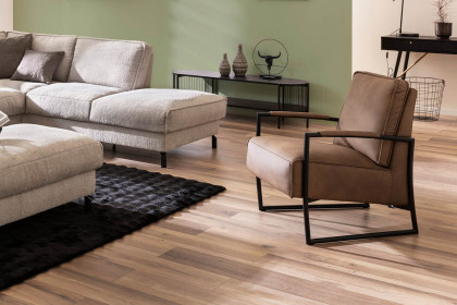 7256 von K+W Polstermöbel - Ecksofa Variante rechts nature