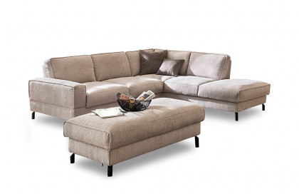 7256 von K+W Polstermöbel - Ecksofa Variante rechts nature