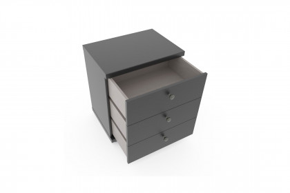 Marlow von Wiemann - Landhausmöbel: Schrank, Bett & Nachttische graphit