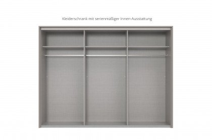 Nadja von Wimex - Drehtürenschrank 6-türig weiß mit Kranz & Spiegel