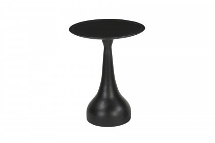 Black Smooth von SIT Möbel - Beistelltisch mit Sockel in Schwarz