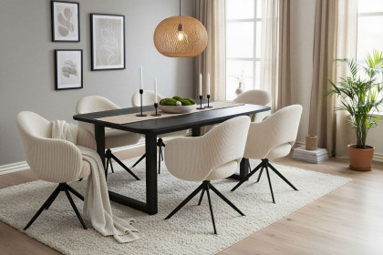 Black Smooth von SIT Möbel - Esstisch aus Mangoholz