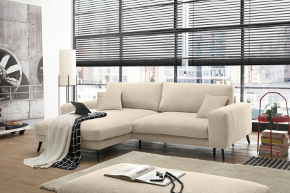 Kansas von set one by Musterring - Eckcouch links cream