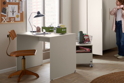 Sister Lou von YUNY by Paidi - Schrank 3-türig & Jugendbett creme-farben