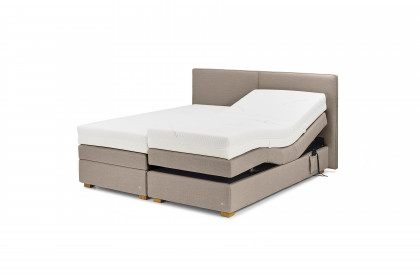 Camina-Dream von RUF Betten - Boxspringbett braun mit Motor
