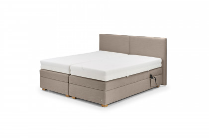 Camina-Dream von RUF Betten - Boxspringbett braun mit Motor