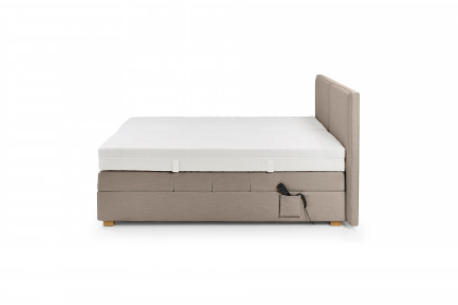 Camina-Dream von RUF Betten - Boxspringbett braun mit Motor