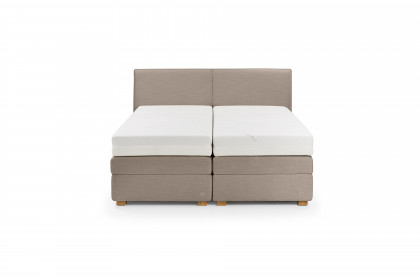 Camina-Dream von RUF Betten - Boxspringbett braun mit Motor