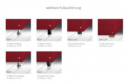 Camina-Dream von RUF Betten - Boxspringbett braun mit Motor