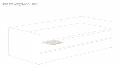 Sister Lou von YUNY by Paidi - Schrank und Liege mit Bettkasten/ Gästebett