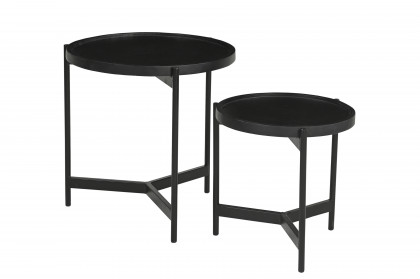 Black Smooth von SIT Möbel - Beistelltisch-Set zweiteilig