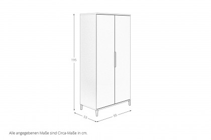 Sister Lou von YUNY by Paidi - schmaler Schrank und Bett mit Absturzsicherung