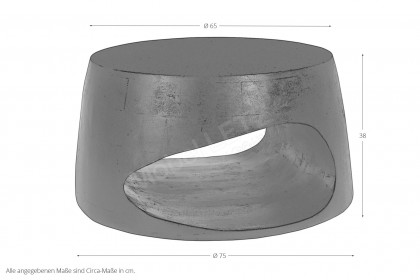 Black Smooth von SIT Möbel - Beistelltisch aus Mangoholz, massiv