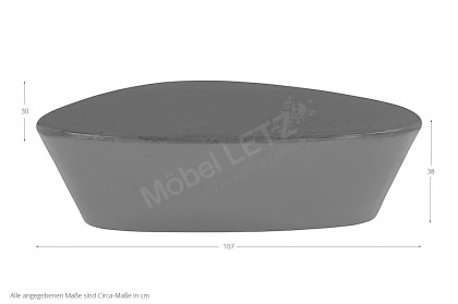 Black Smooth von SIT Möbel - Beistelltisch aus Mangoholz, schwarz, massiv