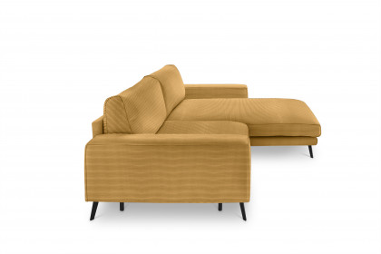 Kansas von set one by Musterring - Eckgarnitur rechts mustard