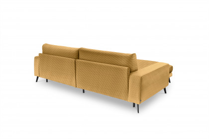 Kansas von set one by Musterring - Eckgarnitur rechts mustard