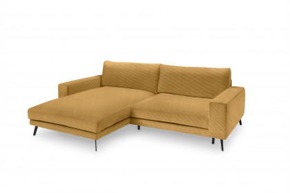 Kansas von set one by Musterring - Eckgarnitur links mustard