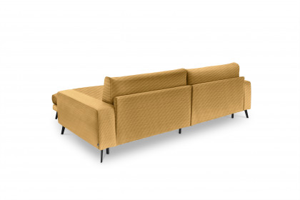 Kansas von set one by Musterring - Eckgarnitur links mustard