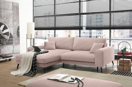 Kansas von set one by Musterring - Eckcouch Ausführung links flamingo